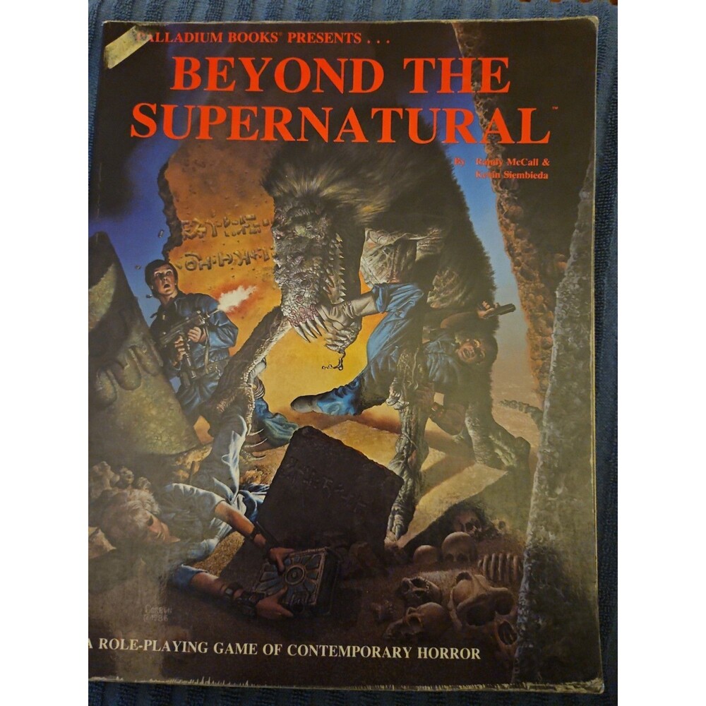 Beyond the Supernatural by Randy McCall and Kevin Siembieda (1988, Trade...
